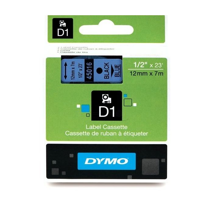 Rouleau d'étiquettes d'origine Dymo 45016 / S0720560 - noir, bleu