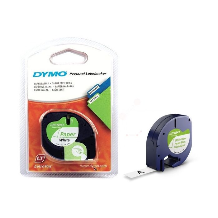 Rouleau d'étiquettes d'origine Dymo 91200 / S0721510 - noir, blanc