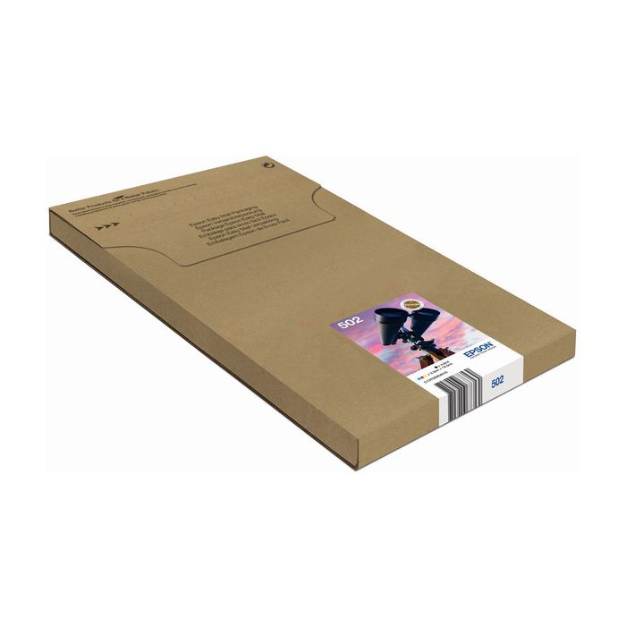 Cartouches d'origines Epson C13T02V64510 / 502 - multipack 4 couleurs : noire, cyan, magenta, jaune
