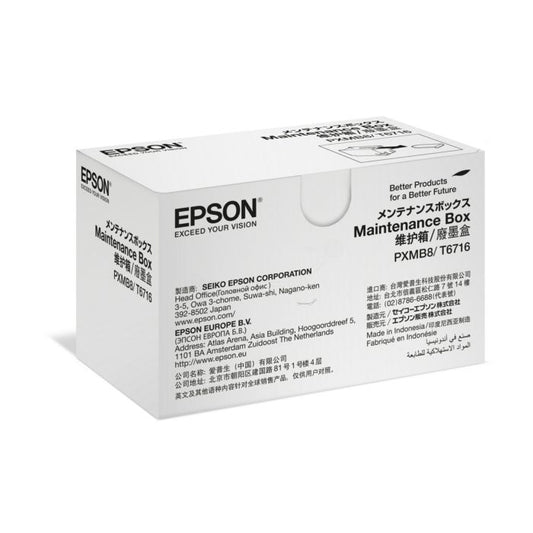 Boîte de maintenance de Marque Epson T6716 - Noir - (50000pages) - collecteur d'encre Usagé - pour WorkForce Pro WF-C5290