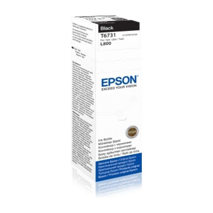 Bouteille d'encre d'origine Epson C13T67314A / T6731 - noire