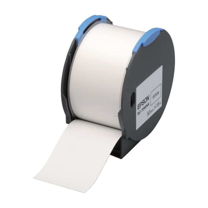 Ruban d'origine Epson C53S634001 / RC-T5WNA - blanc