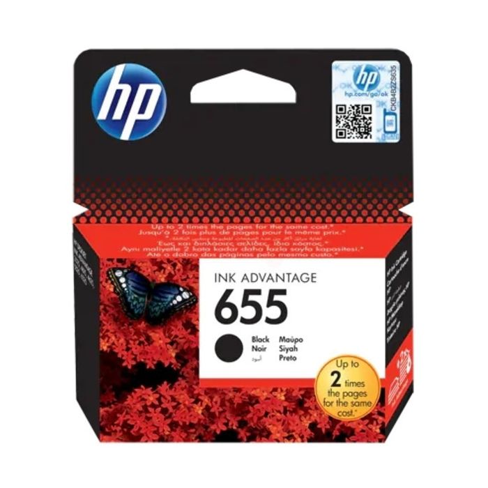 Cartouche d'origine HP CZ109AE / 655 - noire