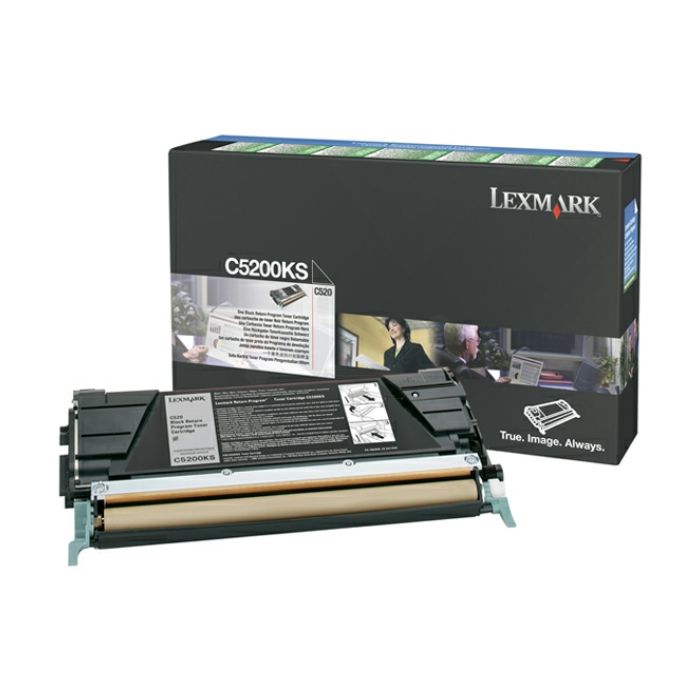 Cartouche Laser de Marque Lexmark C5200KS Noir (1500 pages)