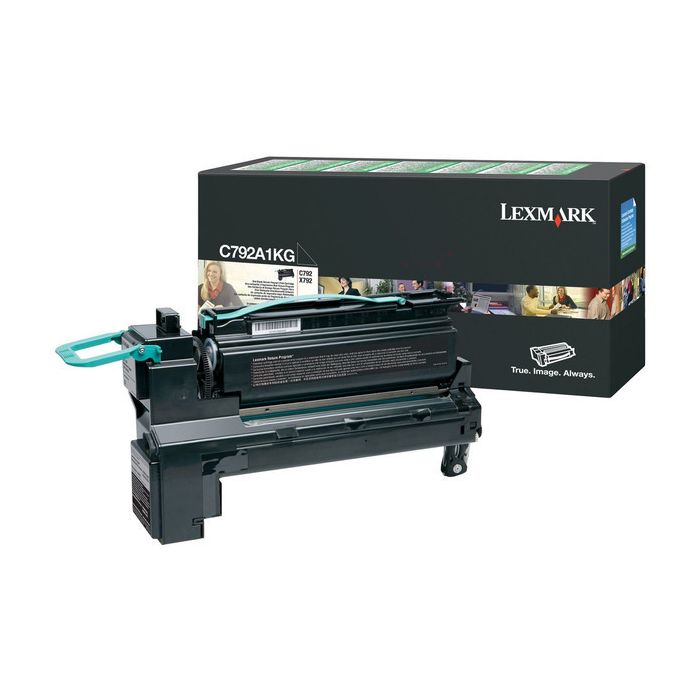 Cartouche Laser de Marque Lexmark C792A1KG Noir (6 000 pages)