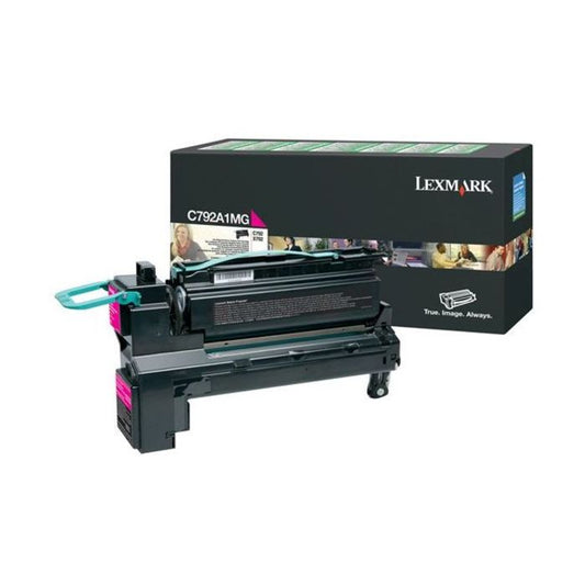 Cartouche Laser de Marque Lexmark C792A1MG Magenta (6 000 pages)