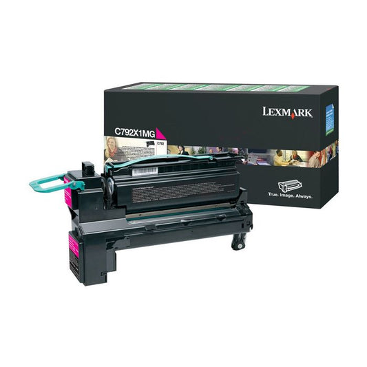 Cartouche Laser de Marque Lexmark C792X1MG Magenta (20 000 pages) Haute Capacité