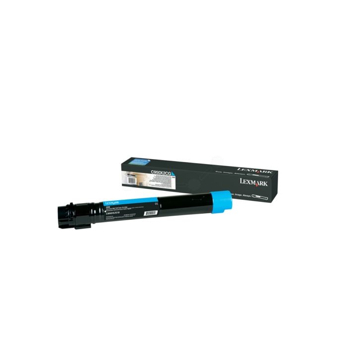 Cartouche Laser de Marque Lexmark C950X2CG Cyan (24 000 pages)