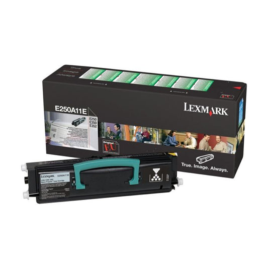 Cartouche Laser de Marque Lexmark E250A11E Noir (3500 pages)