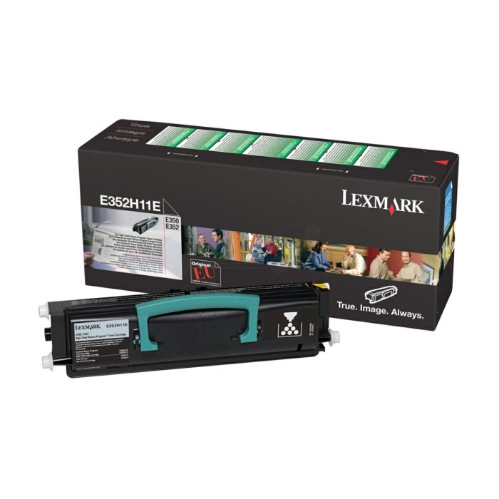 Cartouche Laser de Marque Lexmark E352H11E Noir (3500pages)