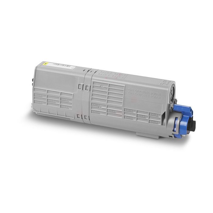 Cartouche Laser de Marque OKI 46490605 Jaune Haute Capacité (6 000 pages)