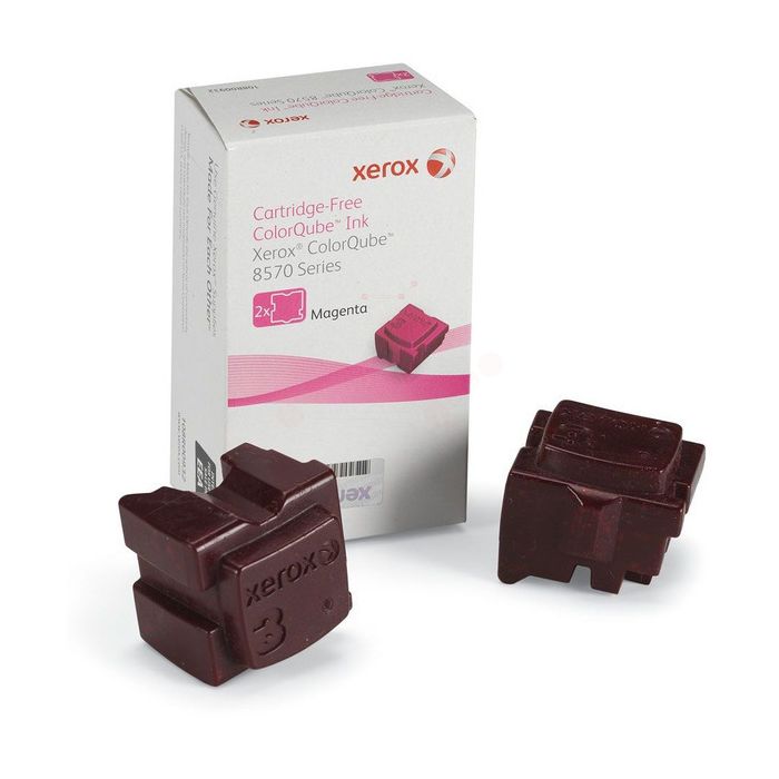 Lot de 2 bâtonnets Compatible XEROX 108R00932 Encre solide Magenta (4 400 pages)