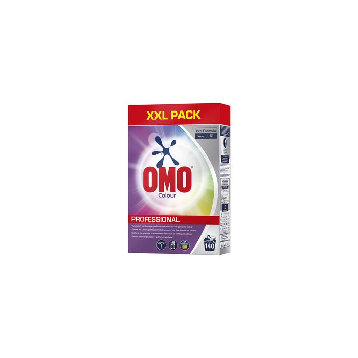 OMO Lessive en poudre Professional Color, 140 lavages, 7 kg