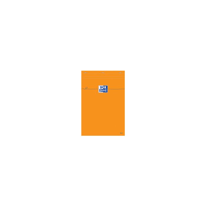 Oxford Bloc-notes, 210 x 315 mm, uni, 80 feuilles, orange