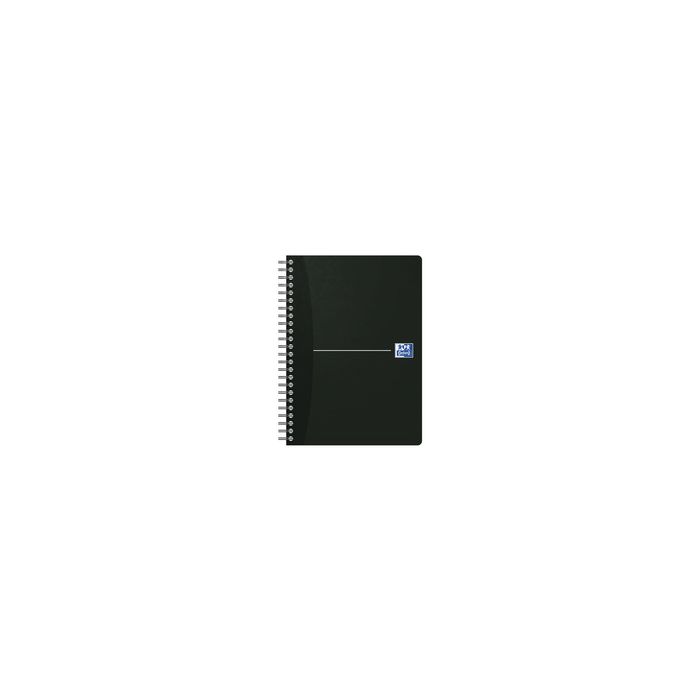 Oxford Cahier à reliure spirale "Smart Black", A5, noir