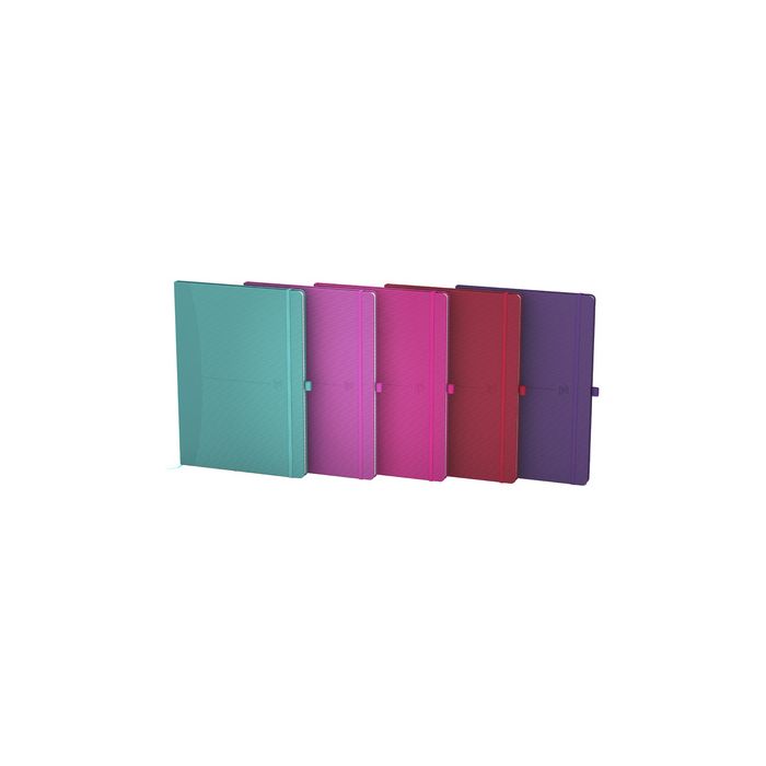 Oxford Carnet de notes "Signature", B5, quadrillé, couleurs x5
