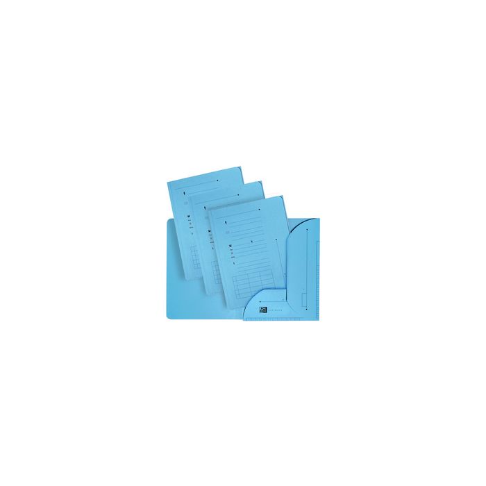 Oxford Chemise sous-dossier ULTIMATE, 2 rabats, A4, bleu x25