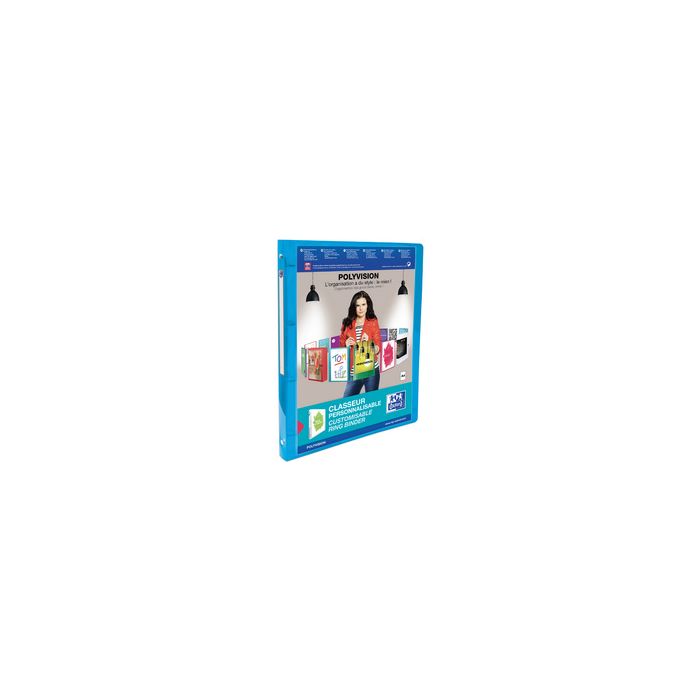 Oxford Classeur personnalisable POLYVISION, 20 mm, bleu