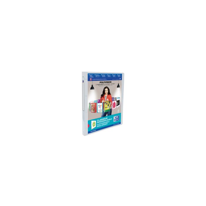 Oxford Classeur personnalisable POLYVISION, 20 mm, incolore