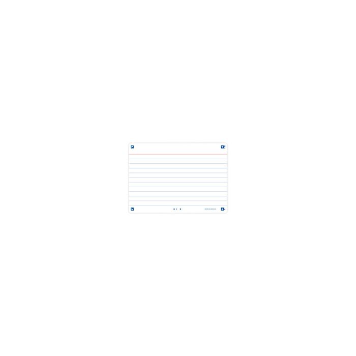 Oxford Fiches "Flash 2.0", 105 x 148 mm, blanc