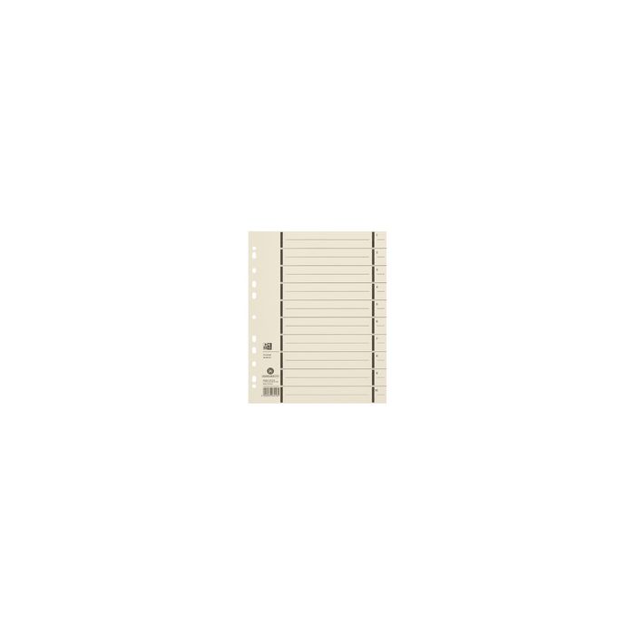 Oxford Intercalaires avec perforation, format A4 extra large