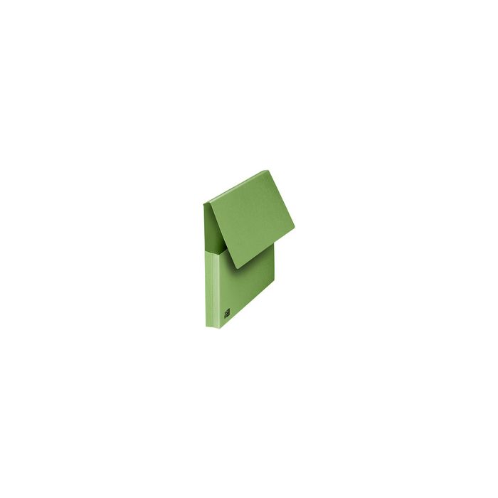 Oxford Pochette document à soufflet, A4, carton, vert x10