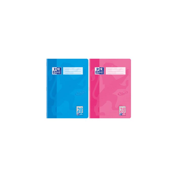 Oxford Schulheft "Touch", DIN A4, Lineatur 28, rosa