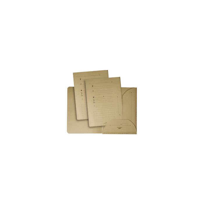 Oxford TOUAREG Chemise 2 rabats, A4, en kraft, brun