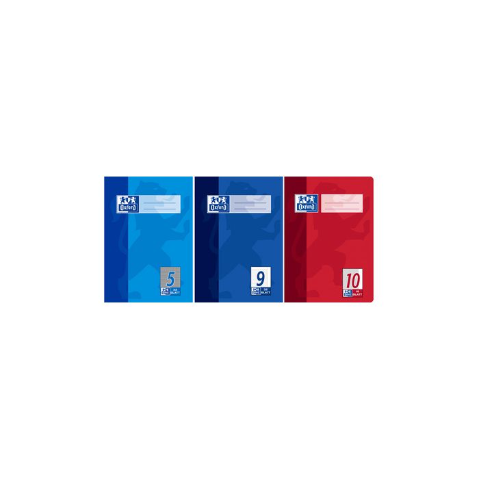 Oxford cahier, format A5, linéature 9 / ligné, 64 pages