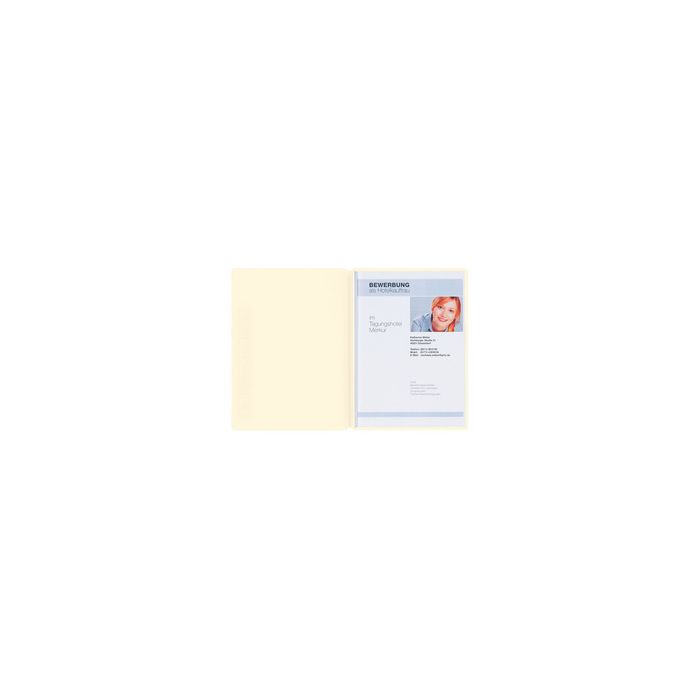 PAGNA Bewerbungsmappe "Solo", DIN A4, aus Karton, beige