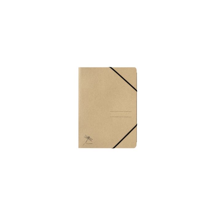 PAGNA Chemise à élastique "Pur", A4, carton, naturel