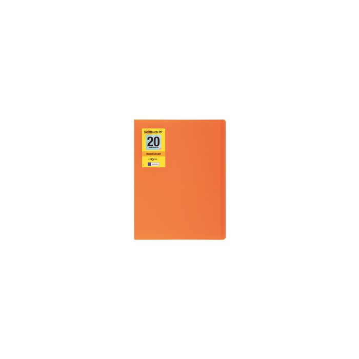 PAGNA Protège-documents "School", A4, 20 pochettes, orange