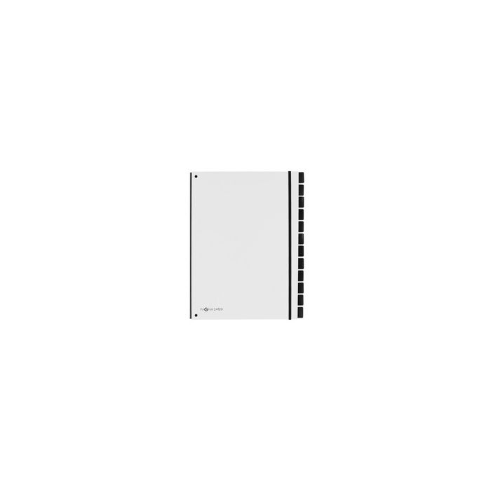 PAGNA Trieur Trend, A4, 12 compartiments, blanc