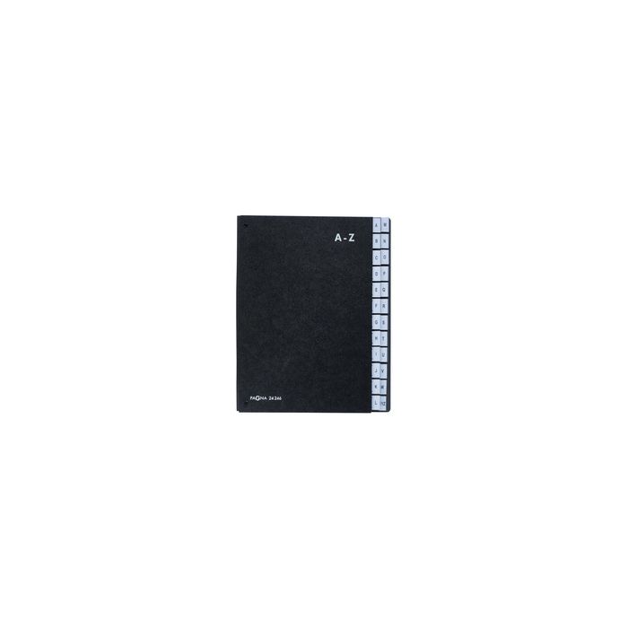 PAGNA trieur, format A4, 24 positions, A - Z, noir
