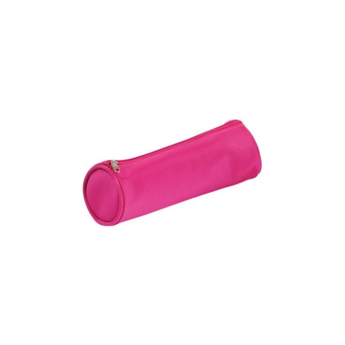 PAGNA trousse ronde tendance, en nylon, rose foncé