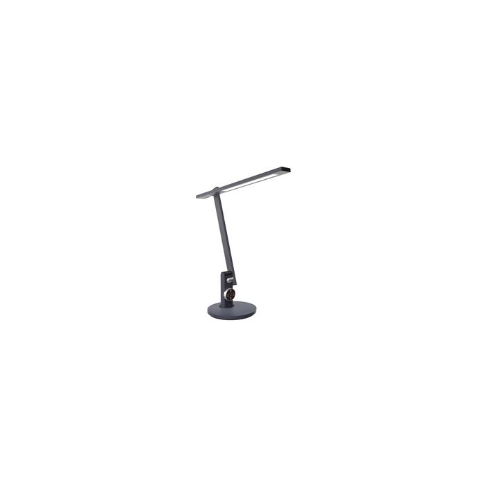 PAPERFLOW Lampe de table à LED BENTO, socle, gris métallisé