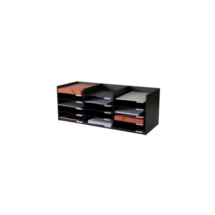 PAPERFLOW Station de tri Formularbox, 15 compartiments, noir