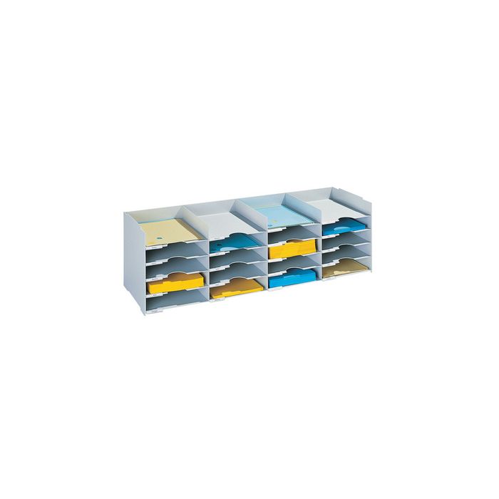 PAPERFLOW Station de tri Formularbox, 20 compartiments, gris