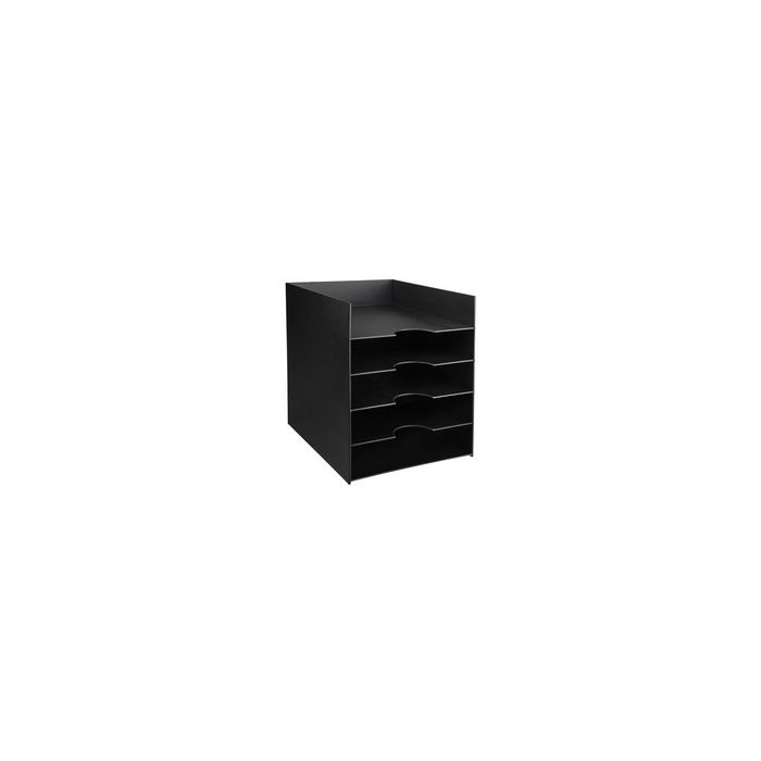 PAPERFLOW Station de tri Formularbox, 5 compartiments, noir