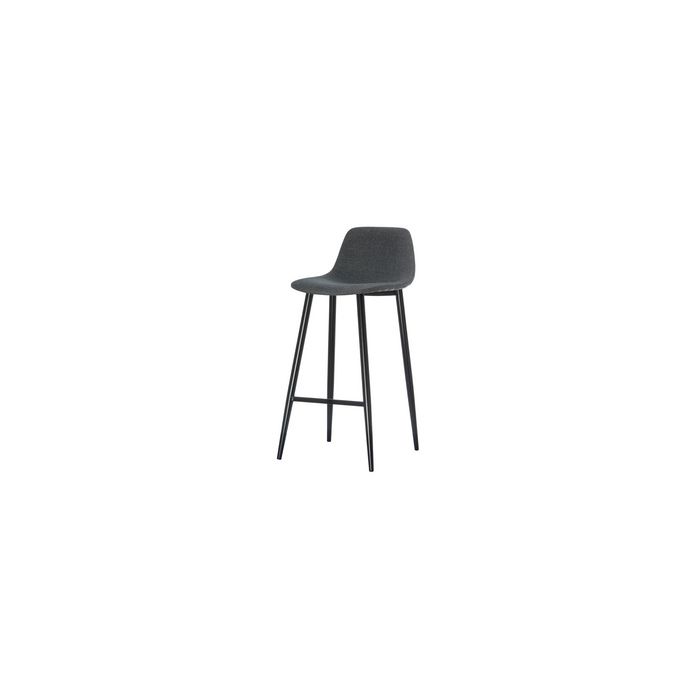 PAPERFLOW Tabouret de bar MUST, set de 2, gris