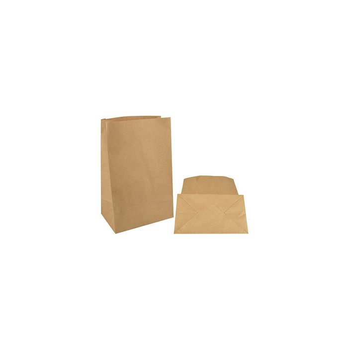 PAPSTAR Sac en papier à fond plat, 220 x 185 x 97 mm