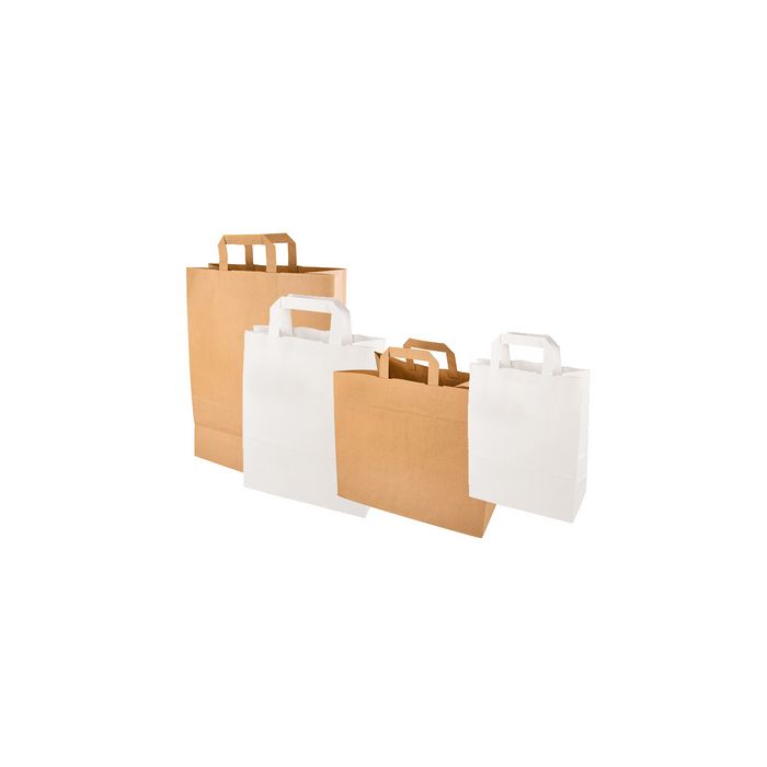 PAPSTAR Sac en papier, 220 x 100 x 280 mm, brun