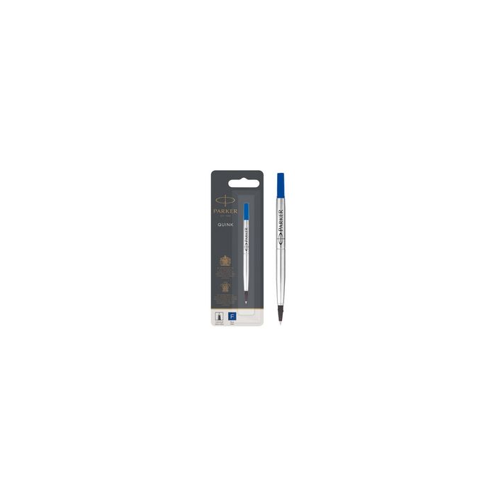 PARKER Recharge pour rollerball QUINK, 0,5 mm, blister, bleu