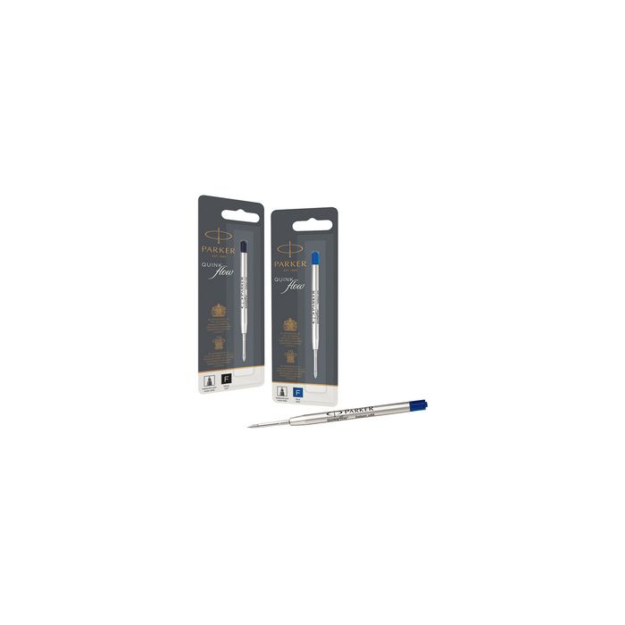 PARKER Recharge pour stylo QUINKflow, F, blister, noir