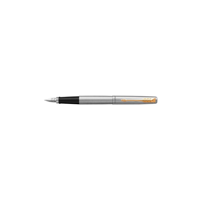 PARKER Stylo plume JOTTER Acier G.T., or