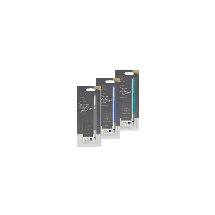 PARKER Stylo plume VECTOR, taille de plume: M, assorti x6