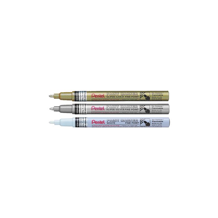 PENTEL Marqueur laque PAINT MARKER MMP10, blanc