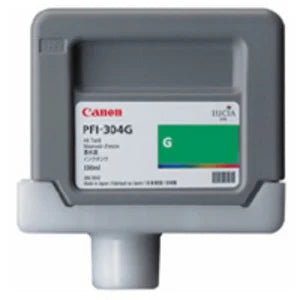 Cartouche Jet d'encre de Marque Canon (PFI-304G) (3856B005) VERT (330 ml)