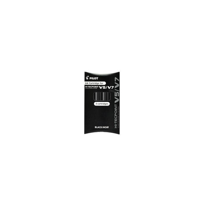 PILOT Cartouches d'encre pour Stylo roller V5/V7, noir