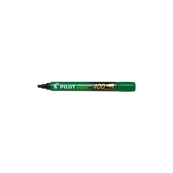 PILOT Marqueur permanent 400, pointe biseautée, vert